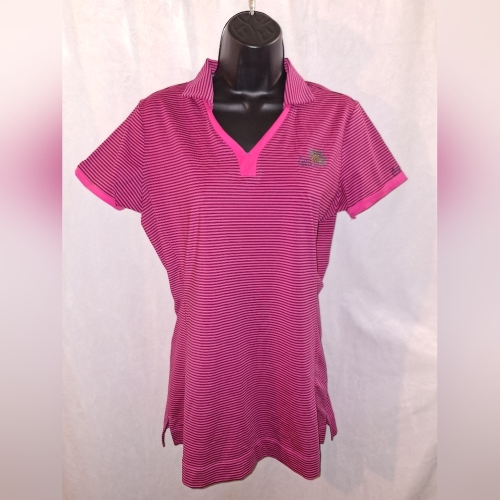 Nike Pink Relaxed Polo Shirt